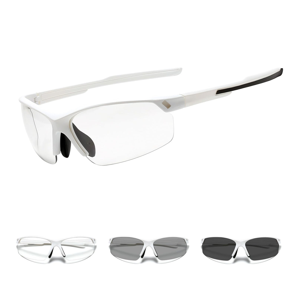 Photochromic Cycling Glasses Men Women Clear Sports Sunglasses Mountain Bike Riding MTB Bicycle Running Golf
