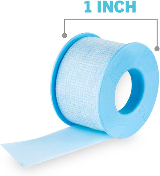 Nexcare Sensitive Skin Low Trauma Tape, 4 Count – Gentle Adhesive Medical Tape for Fragile or Delicate Skin, Hypoallergenic & Latex-Free, Ideal for Post-Surgery Care, Pediatric Use, Frequent Changes