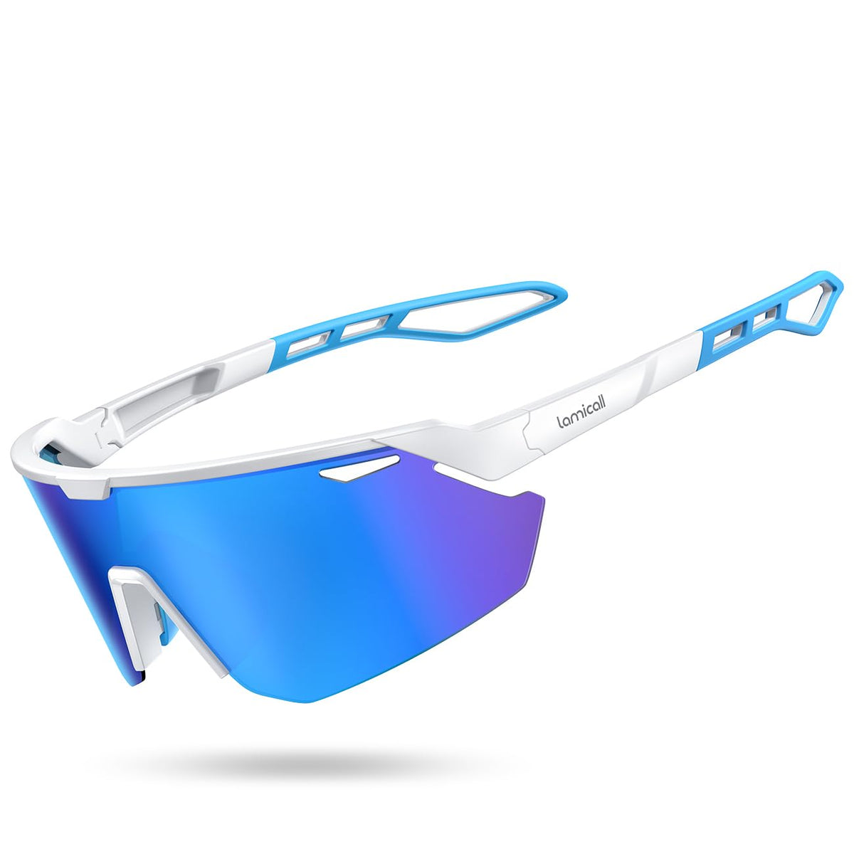 Lamicall 24g Polarized Sports Sunglasses for Men Women - UV400 Protection Sun Glasses for Baseball Running Cycling Fishing