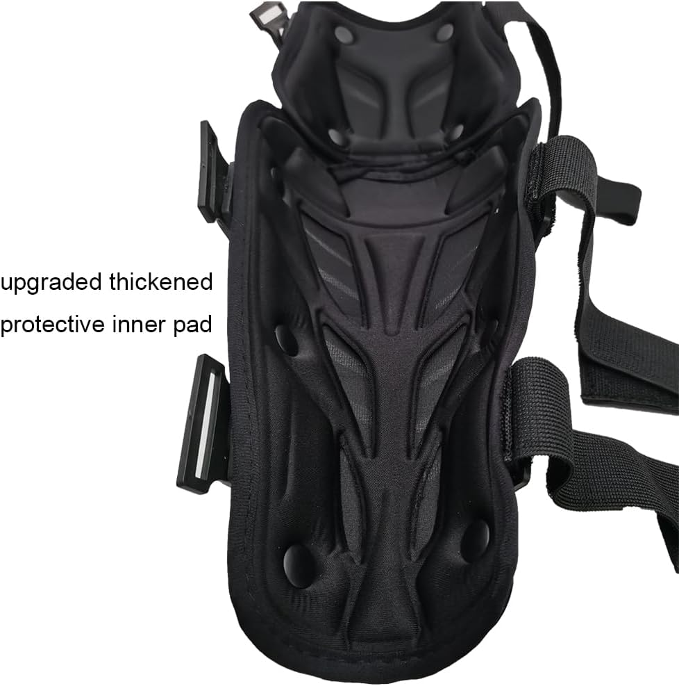 Adult Motorcycle Protective Jacket and Knee Pads, Motorcycle Accessories, Back Spine Chest Protector, Full Body Chest Armor for Motocross Dirt Bike Gear