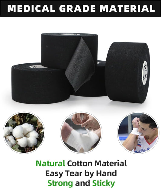 OK TAPE Athletic Sports Tape 4 Packs 45ft Per Roll Strong Adhesion