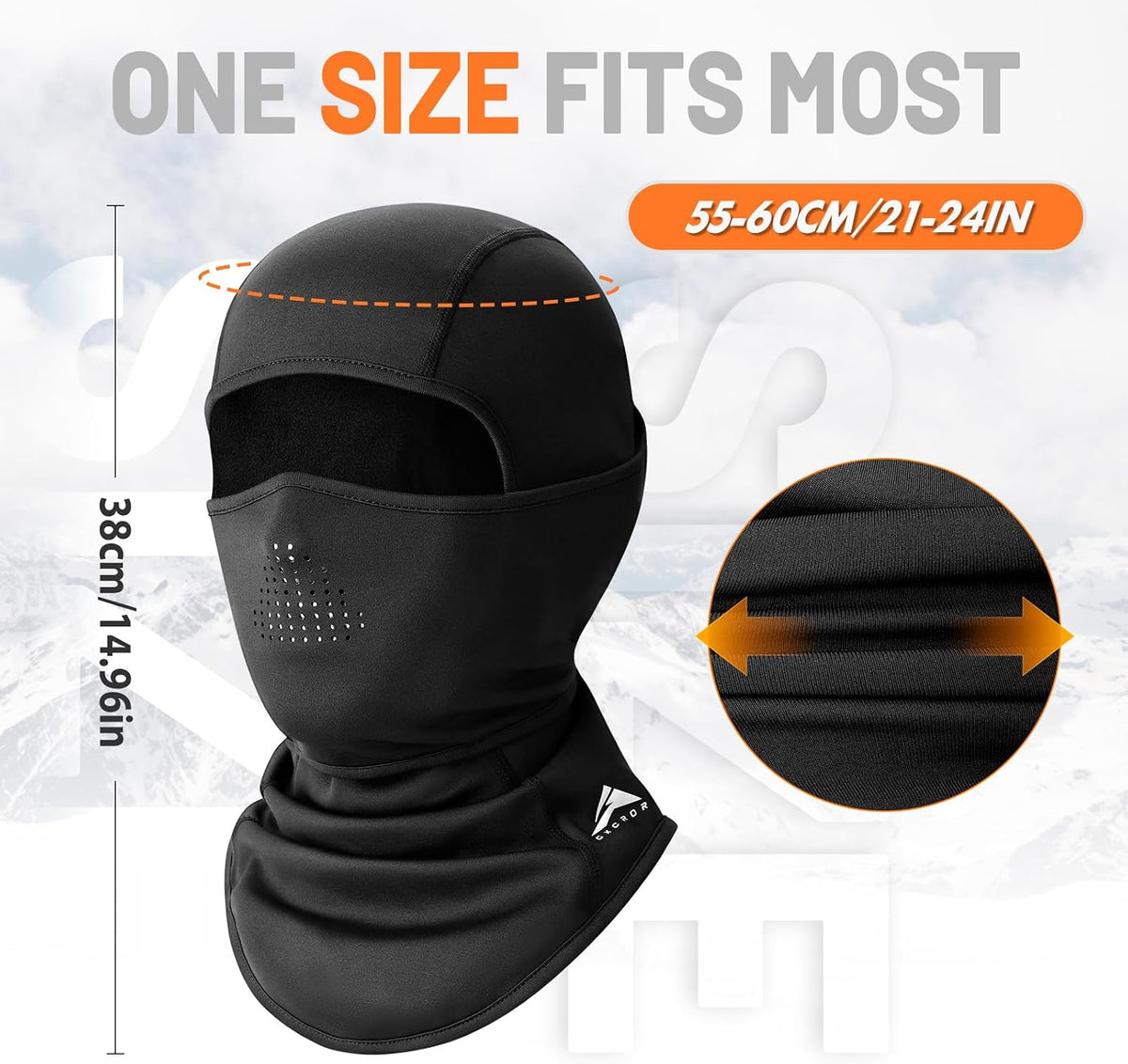 GXCROR Winter Balaclava Ski Mask,Windproof & Thermal