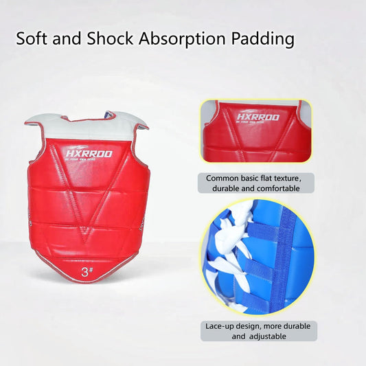Taekwondo Sparring Gear Set, Head Guard Chest Guard Shin Guard
