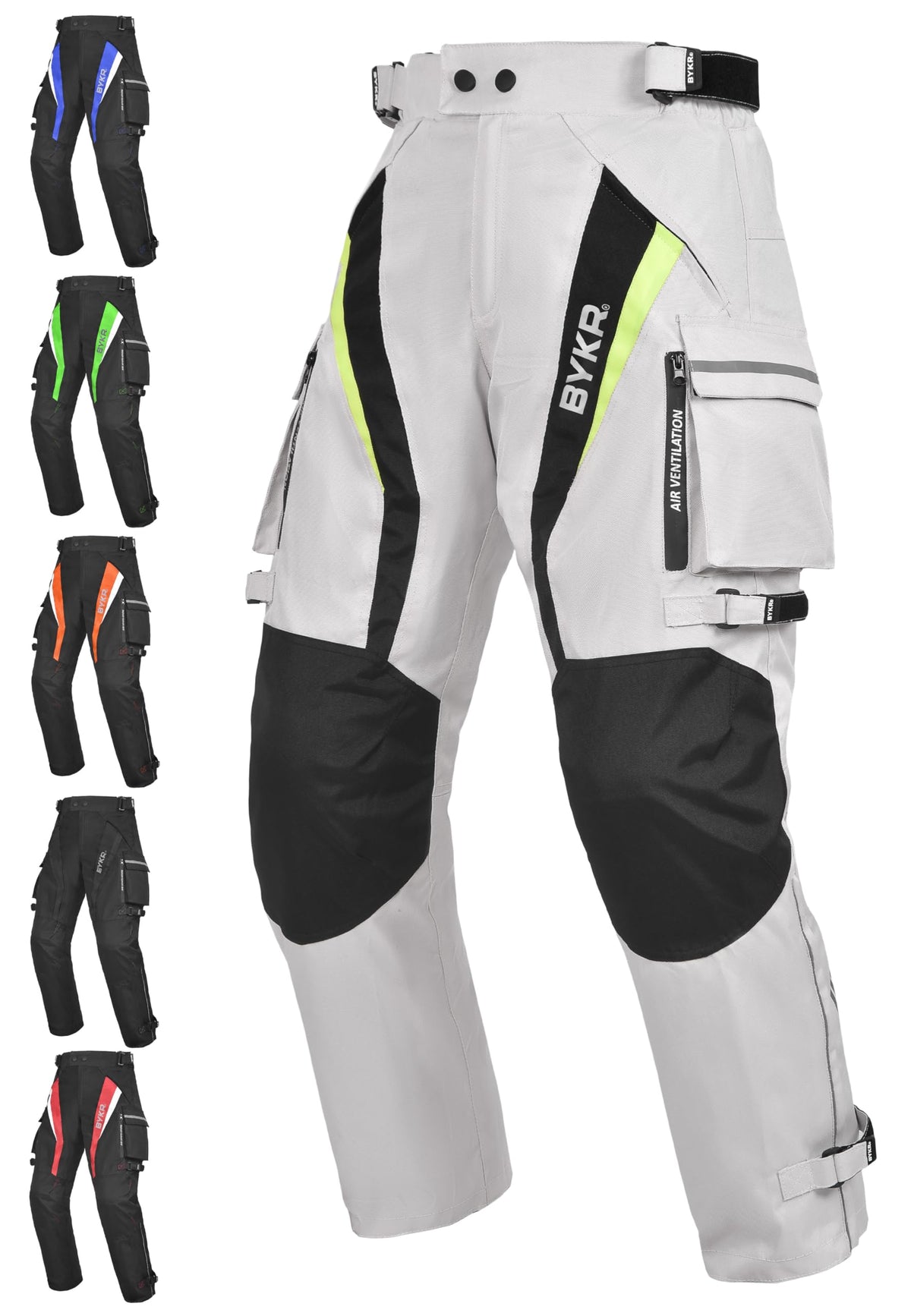 Motorcycle Pants for Men and Women Armored Cordura Overpants Enduro ATV Dual Sports Motocross Cargo Work Touring