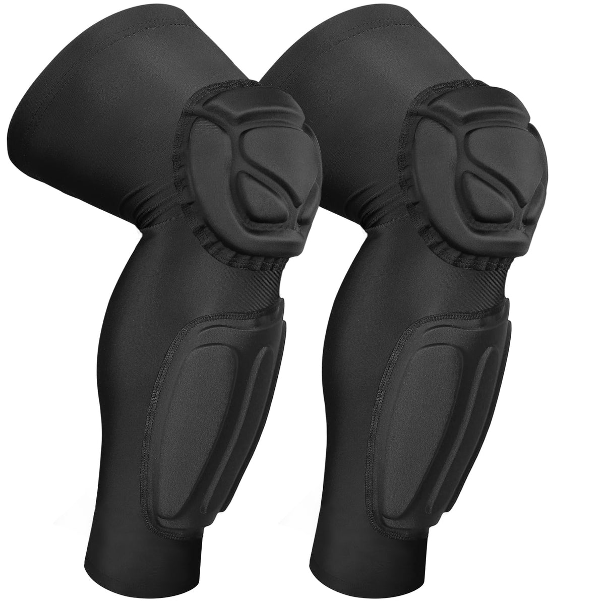 Knee Pads Compression Leg Sleeve for Basketball Volleyball Soccer Anti-Slip Knee Protector Gear Youth Kids Adults (1 Pair)