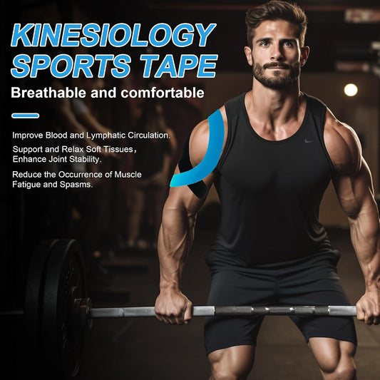 Kinesiology Tape Precut Strips K Tape Rolls for Muscle Support