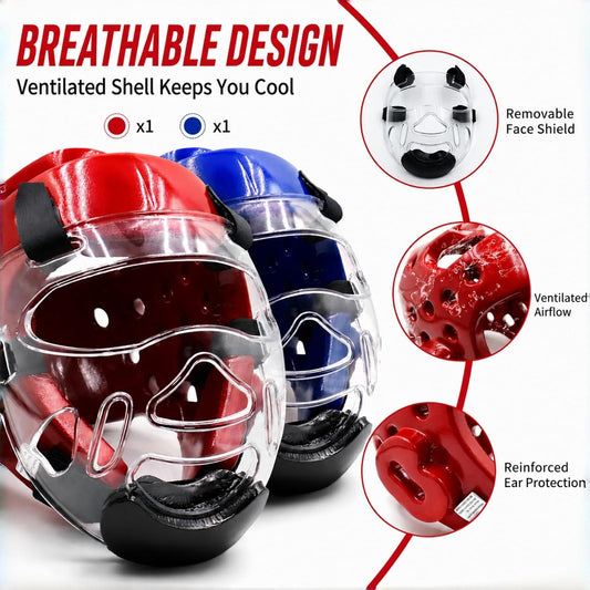 Sparring Gear 13PCS Set for Adult & Youth - Taekwondo Sparring Gear with Boxing Gloves, Headgear, Chest Guard, Boxing Equipment for Karate, Kickboxing, MMA Training & Competition