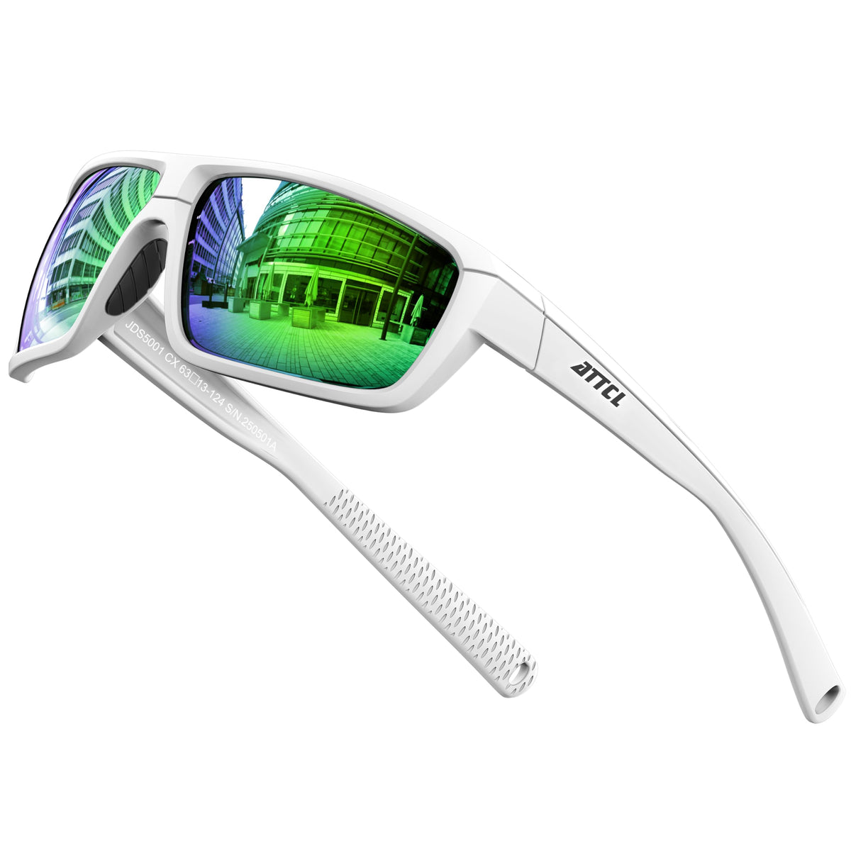 ATTCL 0.8 oz Polarized Sunglasses Men TR90 Wrap Around UV400 Fishing Sports