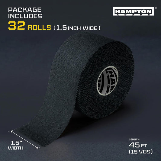 Hampton Adams Athletic Tape Multi Pack, Sports Medical Grade, Easy Tear