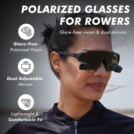 TriEye Sports Glasses with Rear-View Mirror UV400