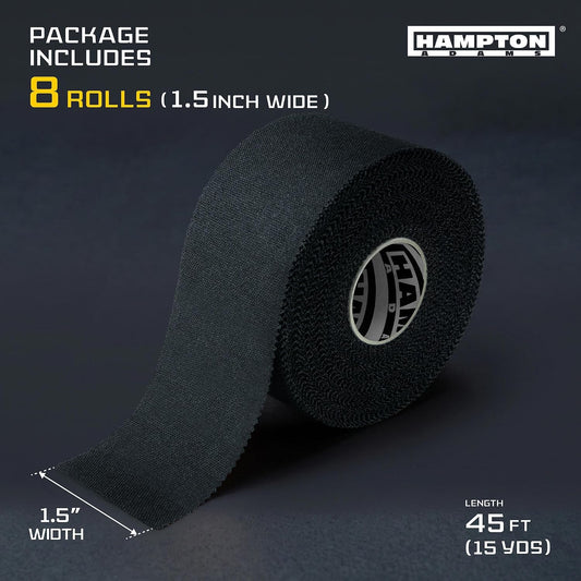 Hampton Adams Athletic Tape Multi Pack, Sports Medical Grade, Easy Tear