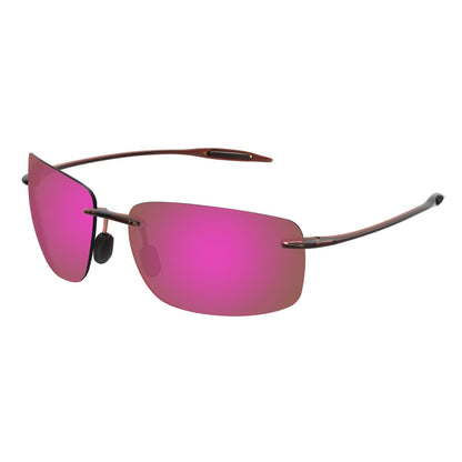 JULI Sports Sunglasses for Men Women Tr90 Rimless Frame for Running Fishing Golf Surf Driving MJ8009