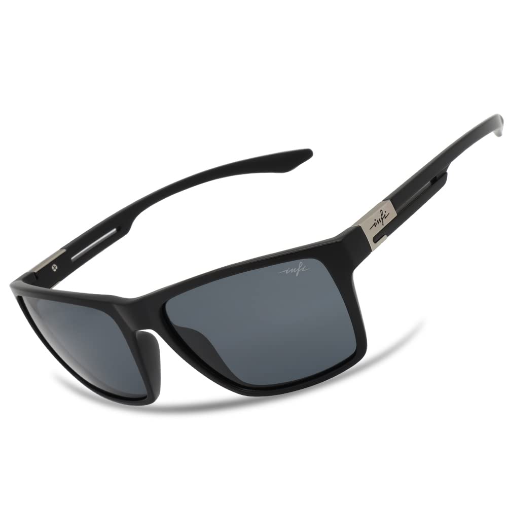 INFI Fishing Polarized Sunglasses for Men Driving Running Golf Sports Glasses Square UV Protection Designer Style Unisex