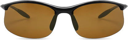 JULI Polarized Sports Sunglasses for Men Women Tr90 Unbreakable Frame for Running Fishing Baseball Driving MJ8002