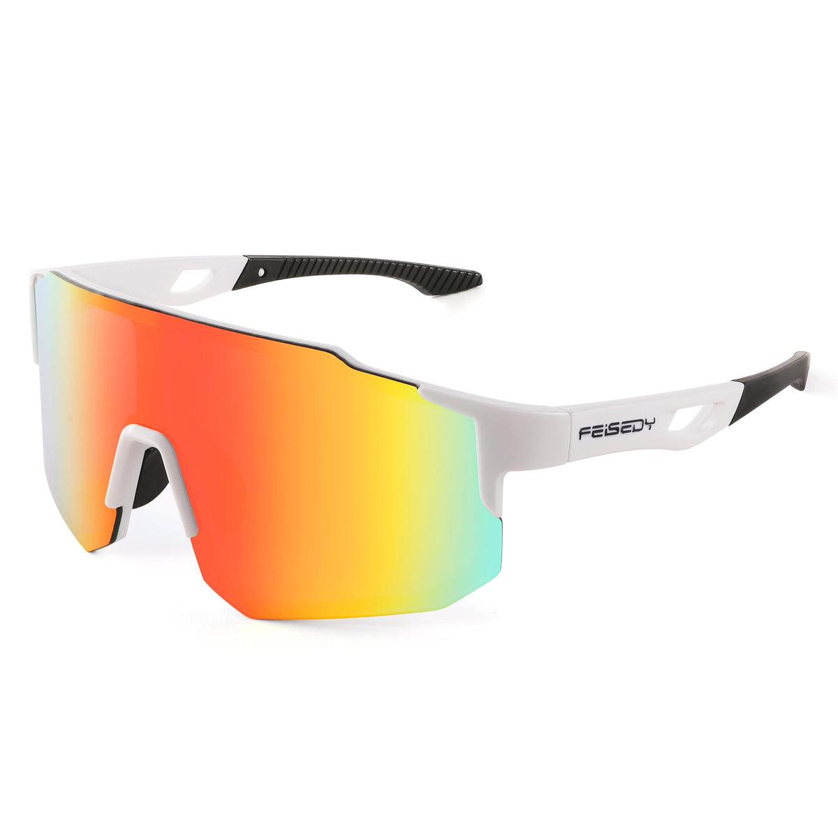 FEISEDY Sports Sunglasses for Men, Women and Teens - Baseball, Biking, Cycling UV400 Protection B2388