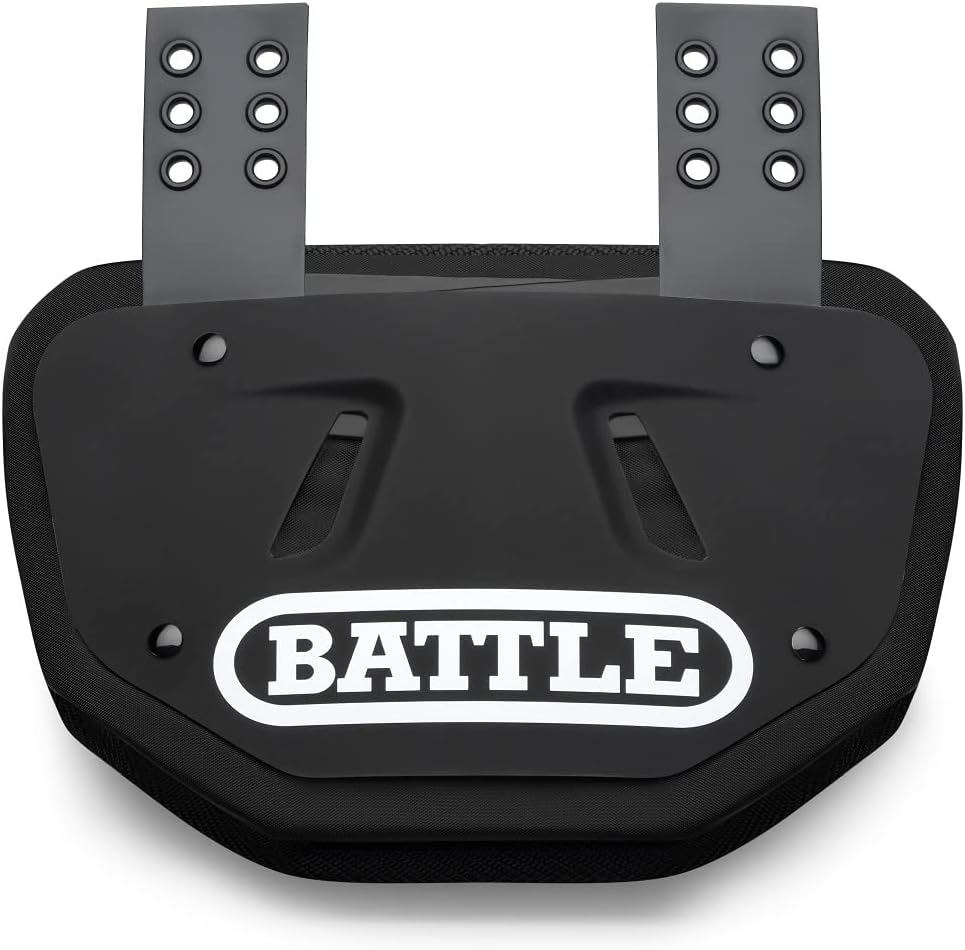 Battle Premium Football Back Plate, Kids, Adults