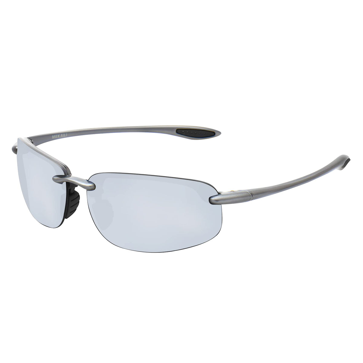 JULI Sports Sunglasses for Men Women Tr90 Rimless Frame for Running Fishing Baseball Driving MJ8001