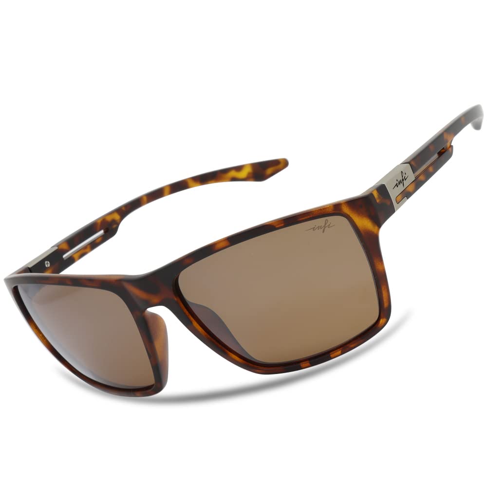 INFI Fishing Polarized Sunglasses for Men Driving Running Golf Sports Glasses Square UV Protection Designer Style Unisex