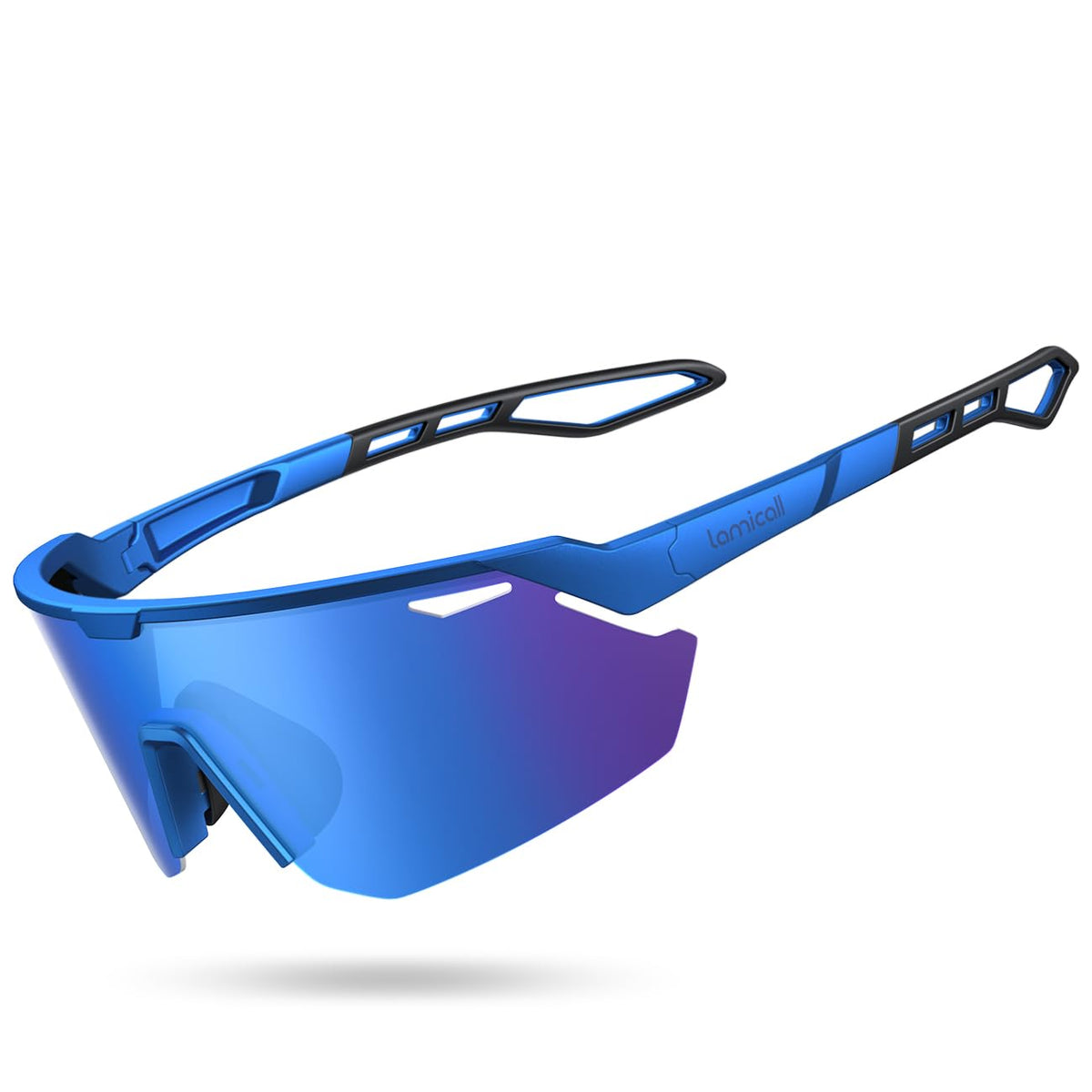 Lamicall 24g Polarized Sports Sunglasses for Men Women - UV400 Protection Sun Glasses for Baseball Running Cycling Fishing