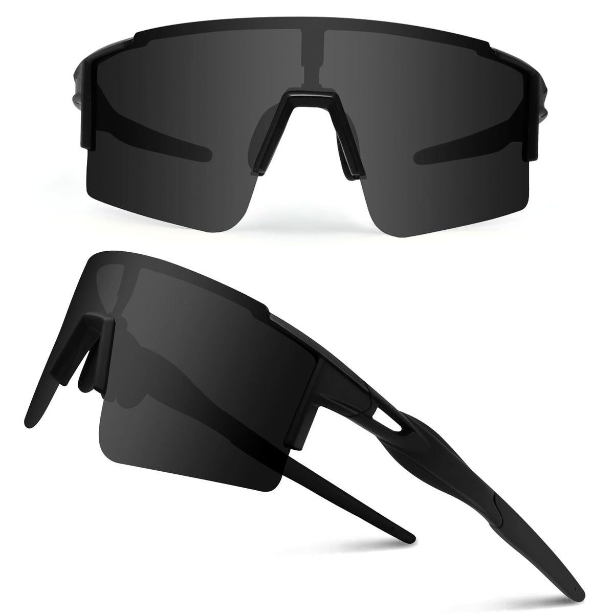 Ukoly Sport Sunglasses for Men and Women,HD PC Lens UV400 Protection