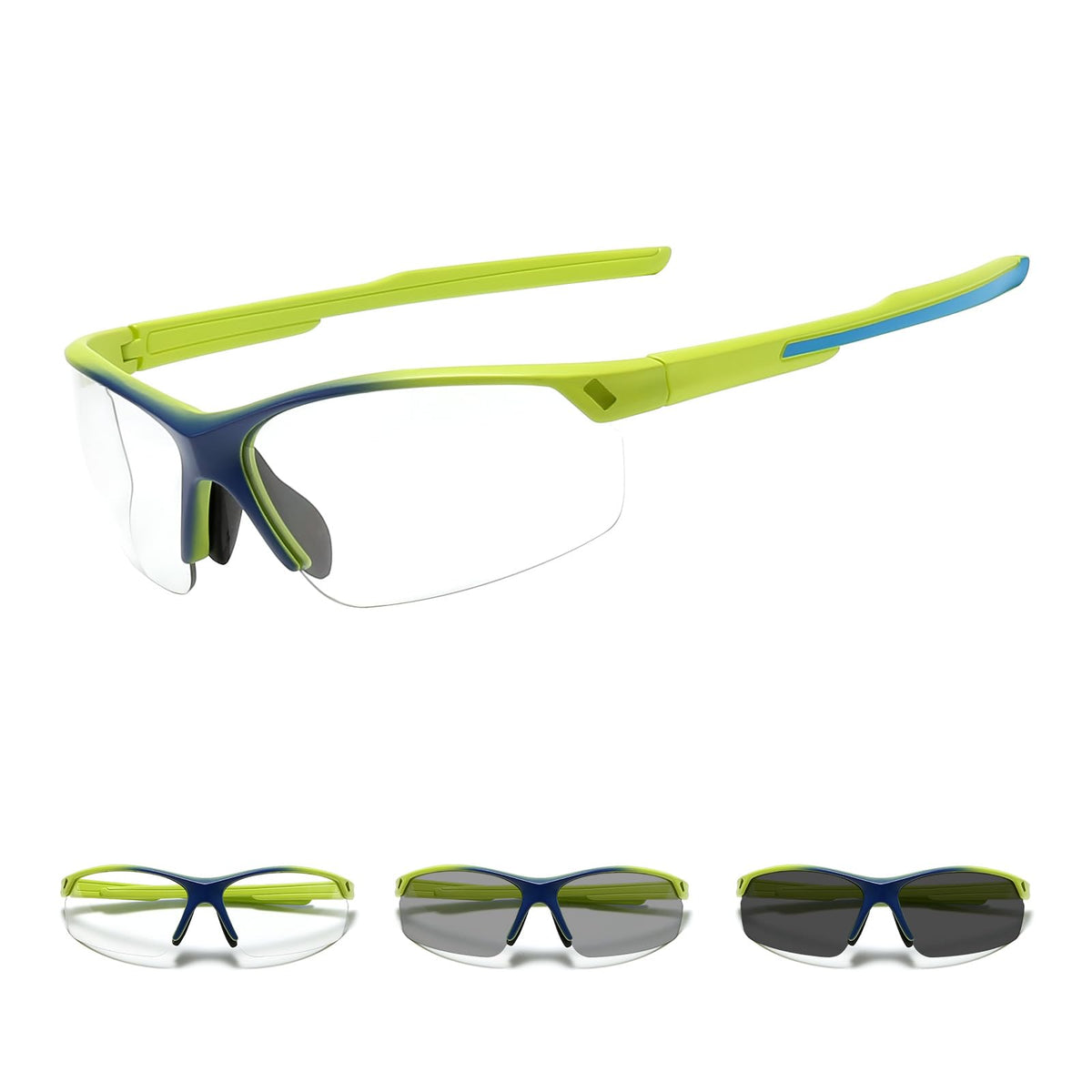 Photochromic Cycling Glasses Men Women Clear Sports Sunglasses Mountain Bike Riding MTB Bicycle Running Golf