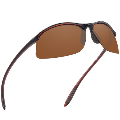 JULI Polarized Sports Sunglasses for Men Women Tr90 Unbreakable Frame for Running Fishing Baseball Driving MJ8002