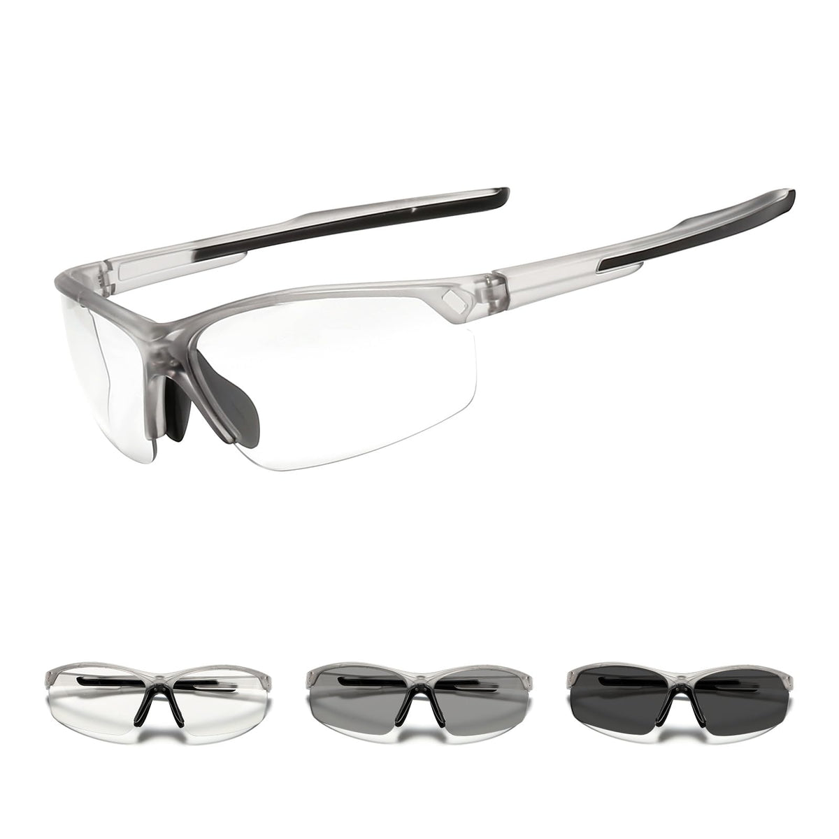 Photochromic Cycling Glasses Men Women Clear Sports Sunglasses Mountain Bike Riding MTB Bicycle Running Golf