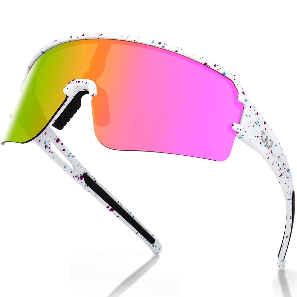 FMY Polarized Cycling Glasses Sports Sunglasses,UV400 Protection Eyewear Baseball Running Fishing for Men Women Youth