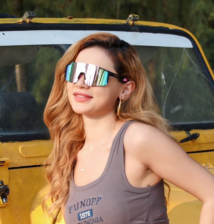 FEISEDY Sports Sunglasses for Men, Women and Teens - Baseball, Biking, Cycling UV400 Protection B2388