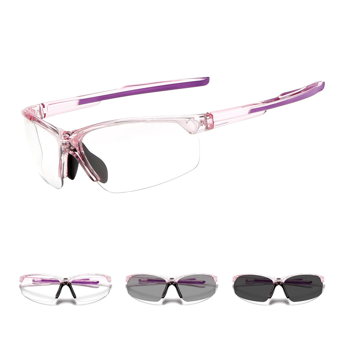 Photochromic Cycling Glasses Men Women Clear Sports Sunglasses Mountain Bike Riding MTB Bicycle Running Golf