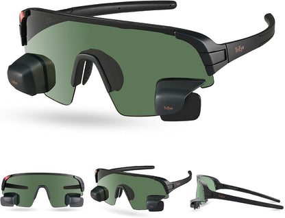 TriEye Sports Glasses with Rear-View Mirror UV400