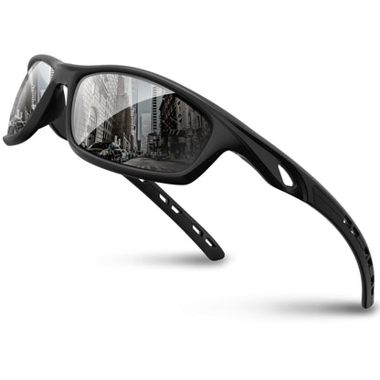 RIVBOS Womens Polarized Sports Sunglasses UV400 for Driving Cycling RB833