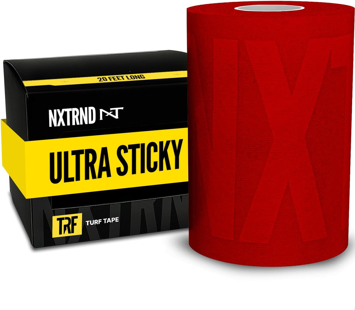 Nxtrnd TRF Turf Tape Football, Extra Wide Kinesiology Tape, Protects from Turf Burn (White)