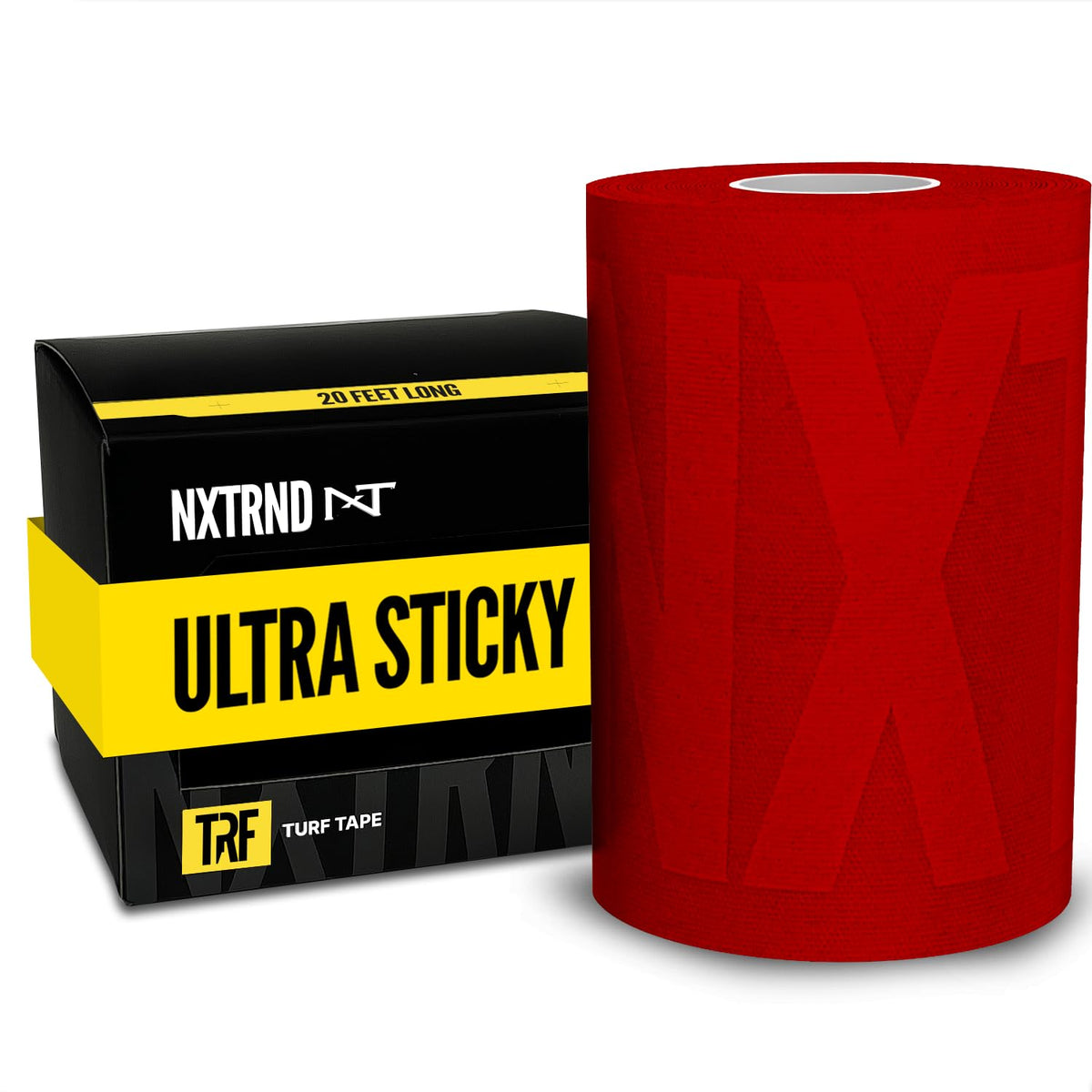 Nxtrnd TRF Turf Tape Football, Extra Wide Kinesiology Tape, Protects from Turf Burn (White)