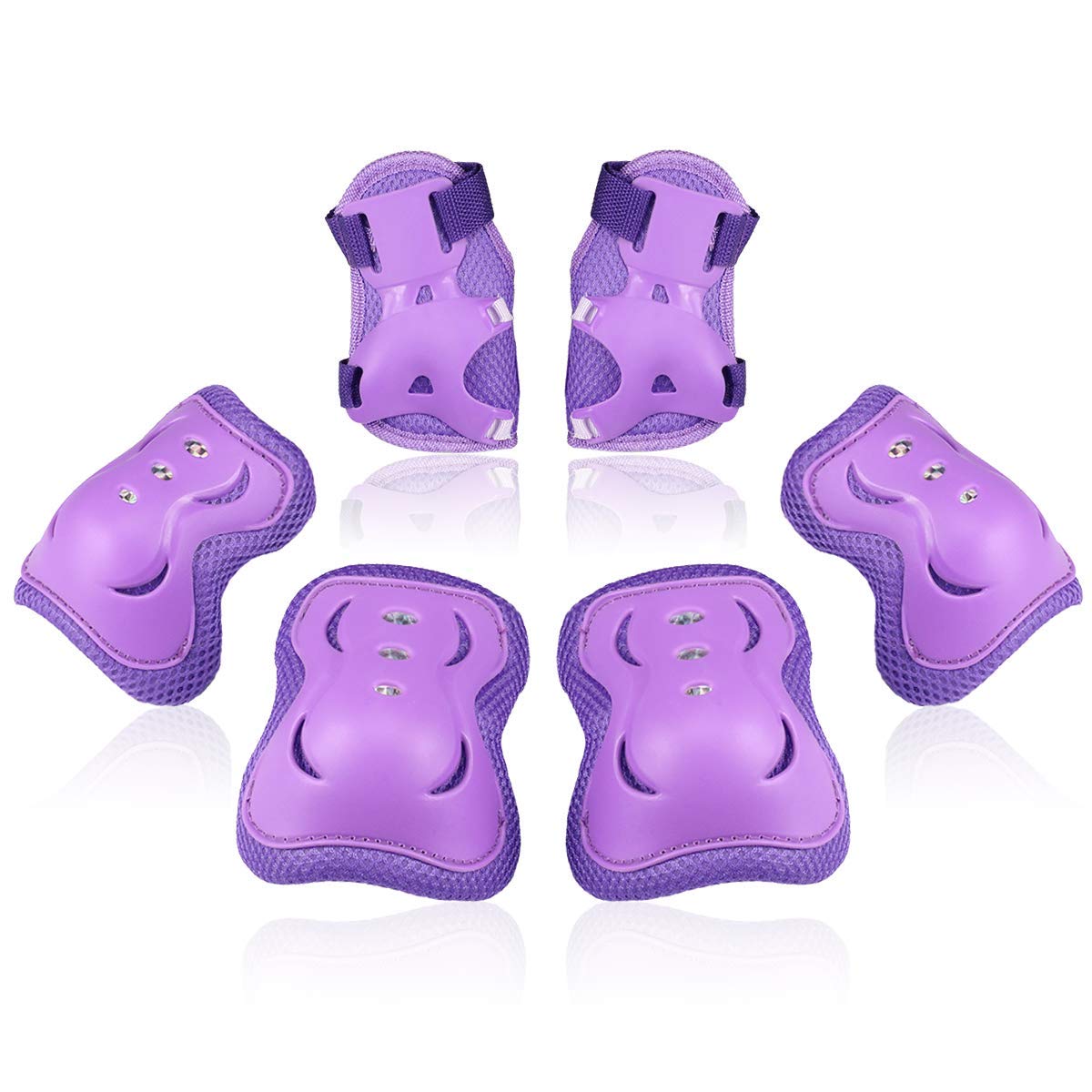 Kids/Youth Knee Pad Elbow Pads Guards Protective Gear Set for Roller Skates Cycling BMX Bike Skateboard Inline Skatings Scooter Riding Sports