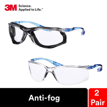 3M Safety Glasses, Virtua CCS and Virtua Sport CCS, Anti-Fog, Clear Lens