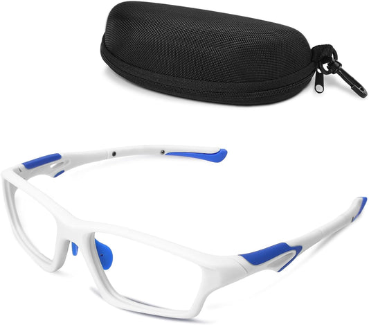 Tallew Lensless Glasses Compatible with Pickleball Eye Protection