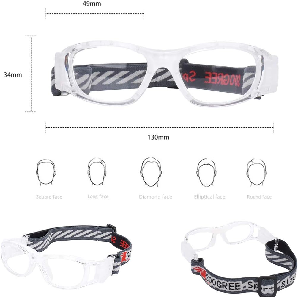''N/A'' Kids Sports Protection Goggles for Basketball Soccer Pickleball