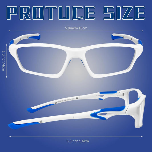 Tallew Lensless Glasses Compatible with Pickleball Eye Protection