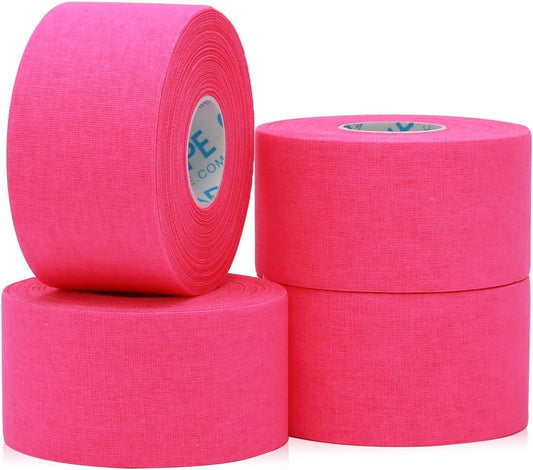 OK TAPE Athletic Sports Tape 4 Packs 45ft Per Roll Pink Strong Adhesion