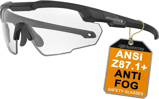 HTS HUNTERSKY Ballistic Shooting Glasses ANSI Z87+ Protective Eyewear