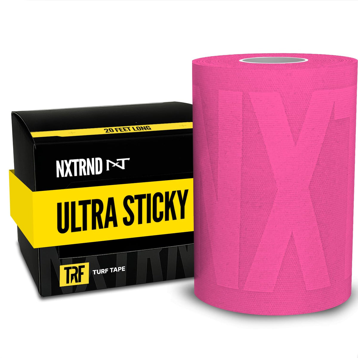 Nxtrnd TRF Turf Tape Football, Extra Wide Kinesiology Tape, Protects from Turf Burn (White)