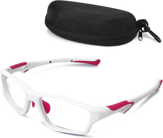 Tallew Lensless Glasses Compatible with Pickleball Eye Protection