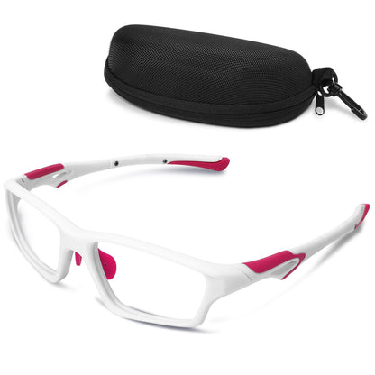 Tallew Lensless Glasses Compatible with Pickleball Eye Protection