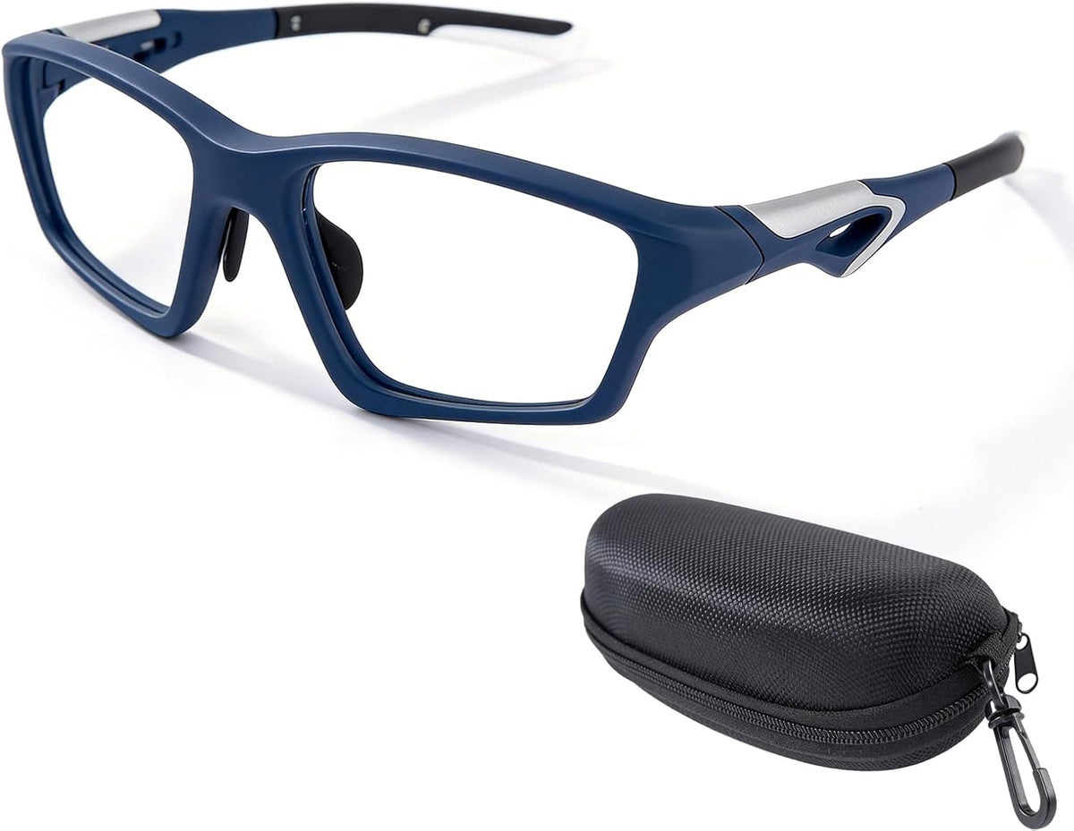 1 Set Lensless Protective Sports Goggles with Storage Case