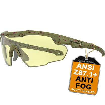 HTS HUNTERSKY Ballistic Shooting Glasses ANSI Z87+ Protective Eyewear