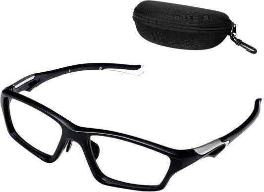 Tallew Lensless Glasses Compatible with Pickleball Eye Protection