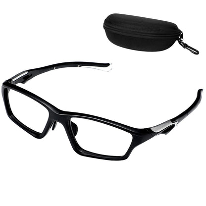 Tallew Lensless Glasses Compatible with Pickleball Eye Protection