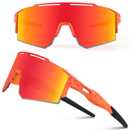 Ukoly Sport Sunglasses for Men and Women,HD PC Lens UV400 Protection