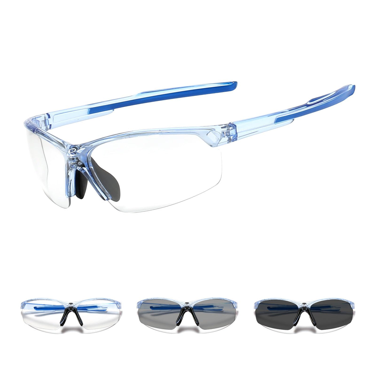 Photochromic Cycling Glasses Men Women Clear Sports Sunglasses Mountain Bike Riding MTB Bicycle Running Golf